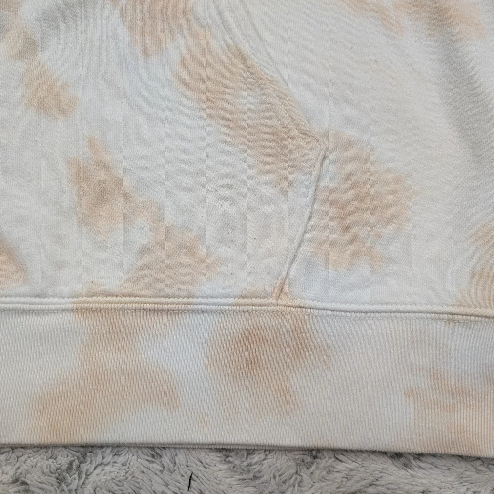 Reformation Hoodie Sweatshirt Womens L Beige Cream Tie Dye Tanner Relax Lounge - Picture 3 of 8
